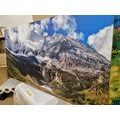 CANVAS PRINT MAJESTIC MOUNTAIN LANDSCAPE - PICTURES OF NATURE AND LANDSCAPE - PICTURES