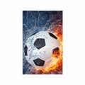 PLAGÁT FUTBALOVÁ LOPTA - ŠPORT A ZÁĽUBY - PLAGÁTY