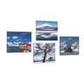 CANVAS PRINT SET MAGIC OF NATURE - SET OF PICTURES - PICTURES