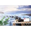 SELF ADHESIVE WALL MURAL WATERFALLS IN ICELAND - SELF-ADHESIVE WALLPAPERS - WALLPAPERS