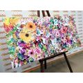 CANVAS PRINT COLORFUL FLOWERS - ABSTRACT PICTURES{% if product.category.pathNames[0] != product.category.name %} - PICTURES{% endif %}
