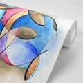 SELF ADHESIVE WALLPAPER ABSTRACT DRAWING OF SHAPES - SELF-ADHESIVE WALLPAPERS - WALLPAPERS