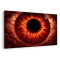 QUADRO SU TELA – OCCHIO DI FUOCO ROSSO - QUADRI HALLOWEEN E HORROR - STAMPE E QUADRI