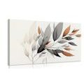 CANVAS PRINT MINIMALISTIC SPRIG OF LEAVES - PICTURES - 🔥 TOTAL SALE 🔥