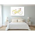 WANDBILD ILLUSTRATION EINES RETRO-FAHRRADS - VINTAGE- UND RETRO-BILDER - BILDER