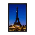 POSTER EIFFEL TOWER AT NIGHT - CITIES - POSTERS