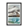 POSTER WITH MOUNT LAKE NEAR A MAGNIFICENT MOUNTAIN - NATURE - POSTERS