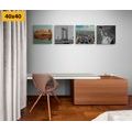 CANVAS PRINT SET NEW YORK IN AN INTERESTING DESIGN - SET OF PICTURES - PICTURES