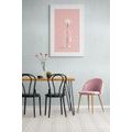 POSTER CON PASSEPARTOUT FIORE IN STILE MINIMAL - VASI - POSTER