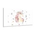 CANVAS PRINT MAGICAL UNICORN - CHILDRENS PICTURES - PICTURES