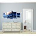 5-PIECE CANVAS PRINT FANTASY LANDSCAPE - PICTURES OF SPACE AND STARS - PICTURES