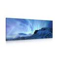 CANVAS PRINT NORTHERN LIGHTS - PICTURES OF NATURE AND LANDSCAPE - PICTURES