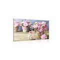 WANDBILD ROMANTISCHE ROSA NELKE MIT VINTAGE-TOUCH - VINTAGE- UND RETRO-BILDER - BILDER