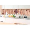 SELF ADHESIVE PHOTO WALLPAPER FOR KITCHEN IMITATION OF WOOD - WALLPAPERS