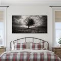 QUADRO SU TELA – ALBERO DELLA VITA IN PAESAGGIO OSCURO - QUADRI HALLOWEEN E HORROR - STAMPE E QUADRI