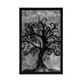 POSTER BLACK AND WHITE TREE OF LIFE - BLACK AND WHITE - POSTERS