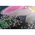 CANVAS PRINT BEAUTIFUL ORCHID IN DETAIL - PICTURES FLOWERS - PICTURES