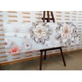 WANDBILD SCHMUCK MIT BLUMENMUSTER - ABSTRAKTE BILDER - BILDER