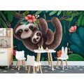 SELF ADHESIVE WALLPAPER CUTE SLOTHS - SELF-ADHESIVE WALLPAPERS - WALLPAPERS