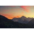 SELF ADHESIVE WALL MURAL SUNSET IN THE MOUNTAINS - SELF-ADHESIVE WALLPAPERS - WALLPAPERS