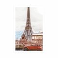 POSTER VIEW OF THE EIFFEL TOWER FROM A STREET OF PARIS - CITIES - POSTERS