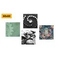 CANVAS PRINT SET FENG SHUI IN AN UNCONVENTIONAL COMBINATION - SET OF PICTURES - PICTURES