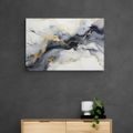 CANVAS PRINT GRAY MARBLE - MARBLE PICTURES - PICTURES