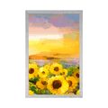 AFFICHE CHAMP DE TOURNESOLS - FLEURS - AFFICHES