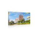 CANVAS PRINT CATHEDRAL IN BARCELONA - PICTURES OF CITIES - PICTURES