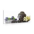 CANVAS PRINT WELLNESS STILL LIFE WITH BUDDHA - PICTURES FENG SHUI - PICTURES