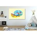 CANVAS PRINT ADVENTURE ON A BOAT - CHILDRENS PICTURES - PICTURES