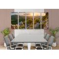 5-PIECE CANVAS PRINT NATURE BATHED IN THE SUN - PICTURES OF NATURE AND LANDSCAPE - PICTURES