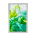 POSTER INK IN SHADES OF GREEN - ABSTRACT AND PATTERNED - POSTERS
