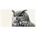 WANDBILD MAJESTÄTISCHE EULE - BILDER VON VÖGELN - BILDER