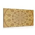 CANVAS PRINT ORNAMENTAL MANDALA WITH LACE - PICTURES FENG SHUI - PICTURES