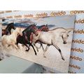 CANVAS PRINT HERD OF HORSES - PICTURES - 🔥 TOTAL SALE 🔥