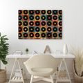 WANDBILD RETRO-VINYLPLATTEN - MUSIKBILDER - BILDER