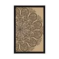 POSTER MANDALA WITH AN ABSTRACT NATURAL PATTERN - FENG SHUI - POSTERS