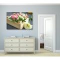 CANVAS PRINT DELICATE FLORAL COMPOSITION - STILL LIFE PICTURES{% if product.category.pathNames[0] != product.category.name %} - PICTURES{% endif %}