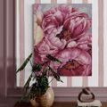 DIPINTO CON I NUMERI: PEONIE IN FIORE - FIORI - DIPINGERE CON I NUMERI