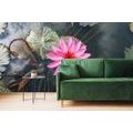 SELF ADHESIVE WALL MURAL CHARMING LOTUS FLOWER - SELF-ADHESIVE WALLPAPERS - WALLPAPERS