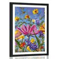 POSTER WITH MOUNT COLORFUL FLOWERS IN THE MEADOW - POSTERS - 🔥 TOTAL SALE 🔥