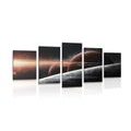 5-PIECE CANVAS PRINT PLANETS IN THE GALAXY - PICTURES OF SPACE AND STARS - PICTURES