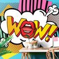 SELF ADHESIVE WALLPAPER IN POP ART STYLE - WOW! - SELF-ADHESIVE WALLPAPERS - WALLPAPERS