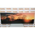 CANVAS PRINT BEAUTIFUL SUNSET - PICTURES OF NATURE AND LANDSCAPE - PICTURES