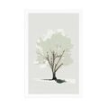 POSTER BAUM MIT HAUCH VON MINIMALISMUS - BÄUME UND LAUB - POSTER