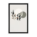 POSTER FRUNZE MINIMALISTE CU FUNDAL BOHO - BOTANICE - POSTERE