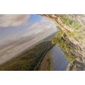 CANVAS PRINT VIEW OF THE RIVER AND FOREST - PICTURES OF NATURE AND LANDSCAPE - PICTURES