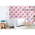 SELF ADHESIVE WALLPAPER ELEGANCE OF LEATHER IN CANDY PINK - SELF-ADHESIVE WALLPAPERS - WALLPAPERS
