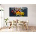 CANVAS PRINT FRUIT FALLING INTO WATER - PICTURES - 🔥 TOTAL SALE 🔥